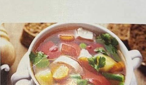 Kippensoep met groenten