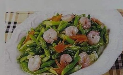 Garnalen met Chinese groenten